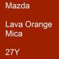 Preview: Mazda, Lava Orange Mica, 27Y.